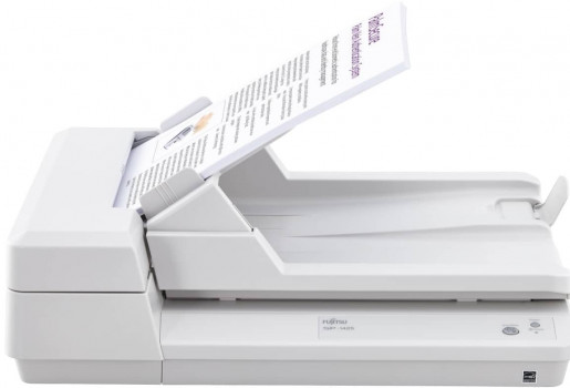 Fujitsu SP-1425 Duplex Document Scanner with ADF + Flatbed, 25 pages per min, 50 images per min., Max. paper size A4, Colour, greyscale, black and white, Duplex | PA03753-B001